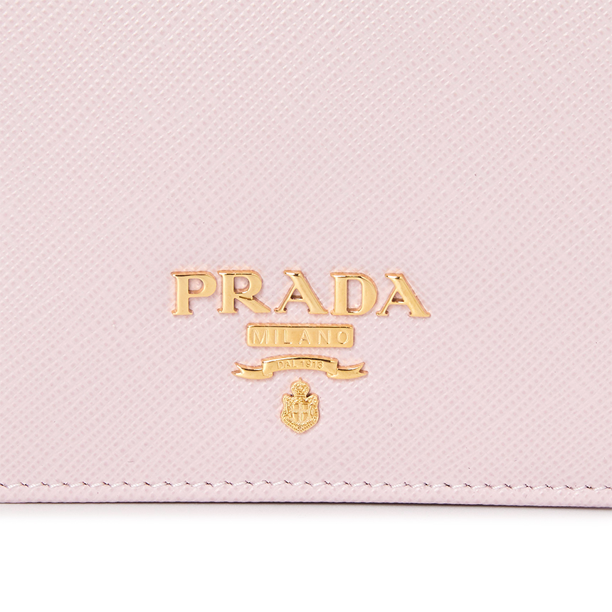 Ví Prada Saffiano Metal 'Pink' 1MV204-QWA-F0E18