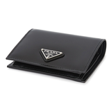 Ví Prada Spazzolato Triangle 'Black' 1MV204-ZO6-F0002