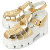 Dép Prada Logo 'Gold' 1X853M-070-F0522