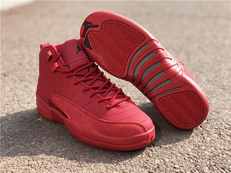 gym red 12s size 6