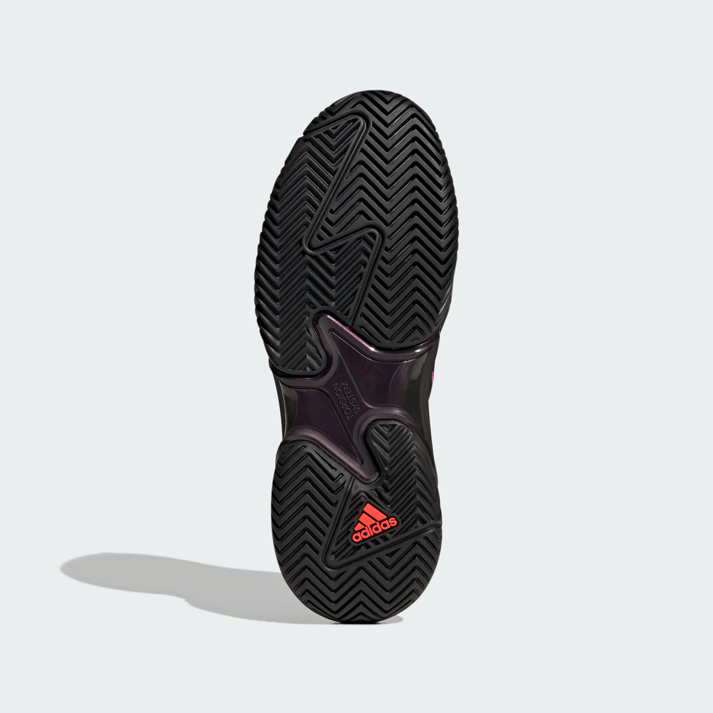 Giày Tennis Adidas Baricade 'Black Silver Red' GY1445