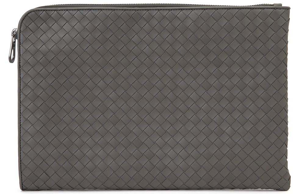 Ví Bottega Veneta Intrecciato Document 'Gray' 224052-V4651-1423