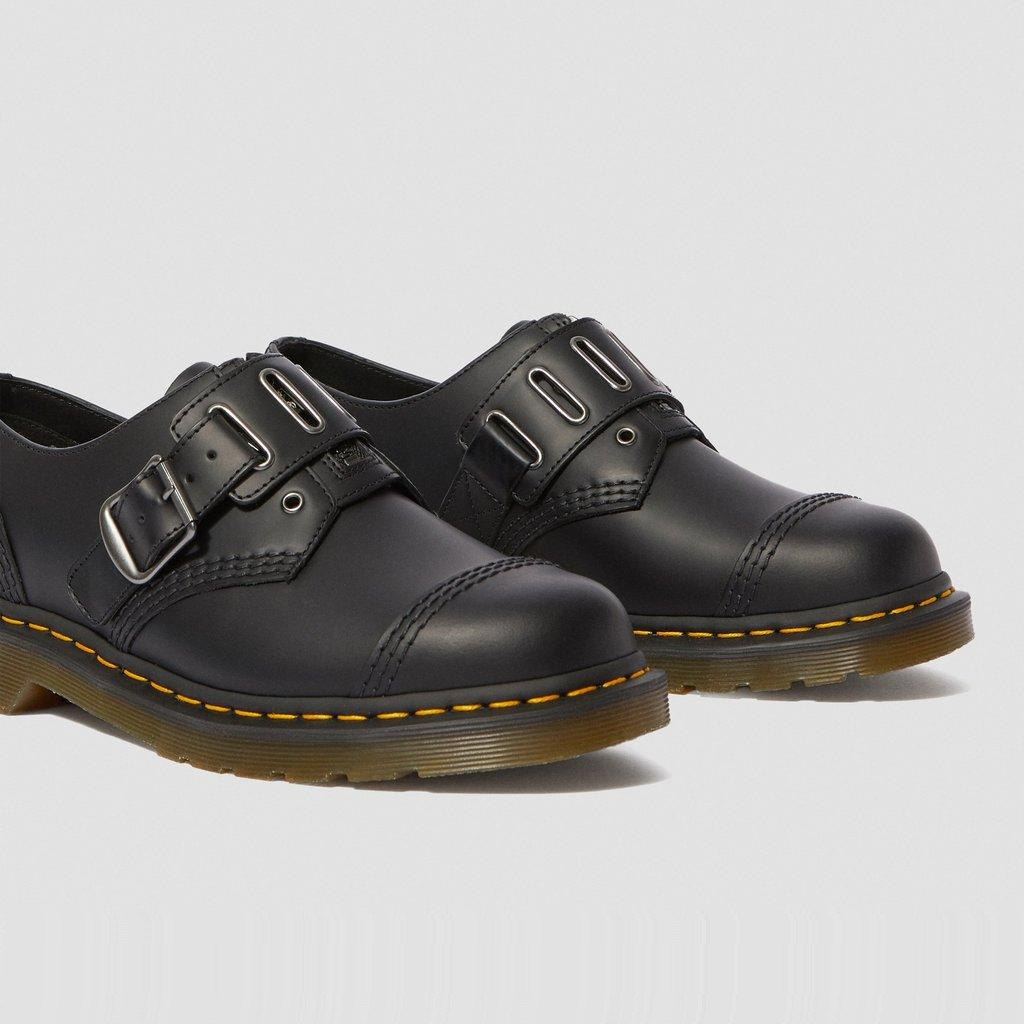 Giày Dr.Martens 1461 Quynn Smooth Leather Buckle 'Black' 25603001