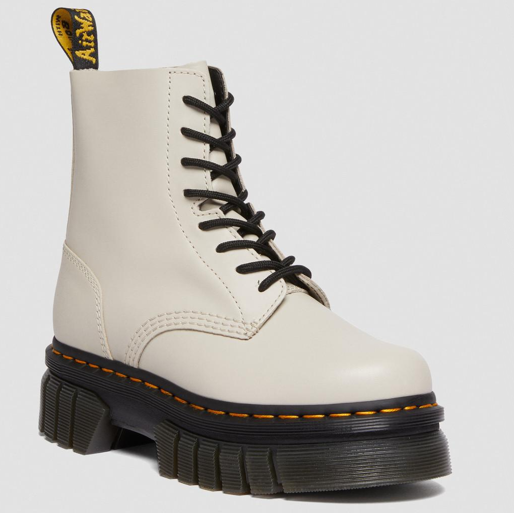 Giày Dr.Martens Audrick Nappa Lux Leather Platform 'White' 27149055