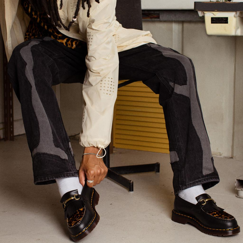 Giày Dr.Martens Adrian Snaffle Hair On 'Black' 27730001