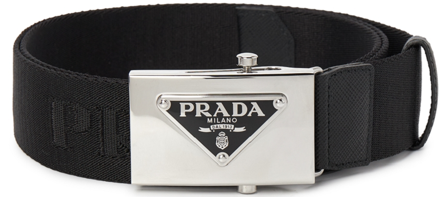 Thắt Lưng Prada Logo 'Black' 2CN085-2DKF-F0002