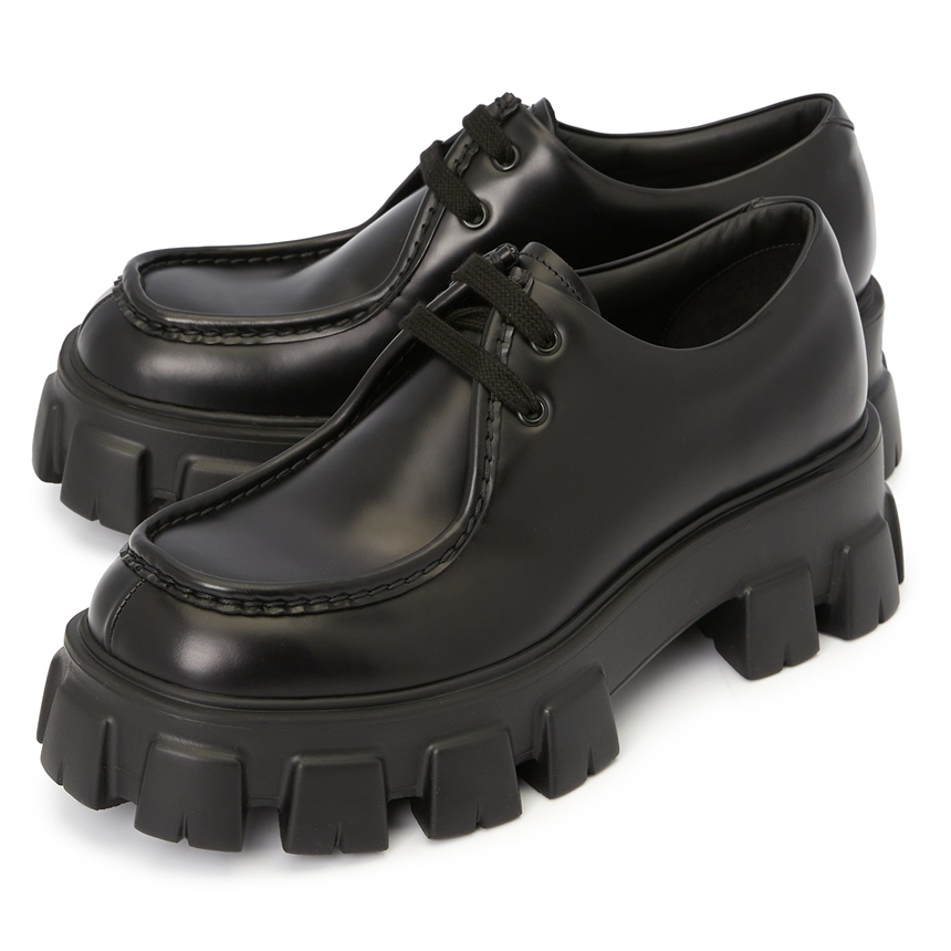 Giày Prada Monolith Brushed 'Black' 2EE355-B4L-F0002