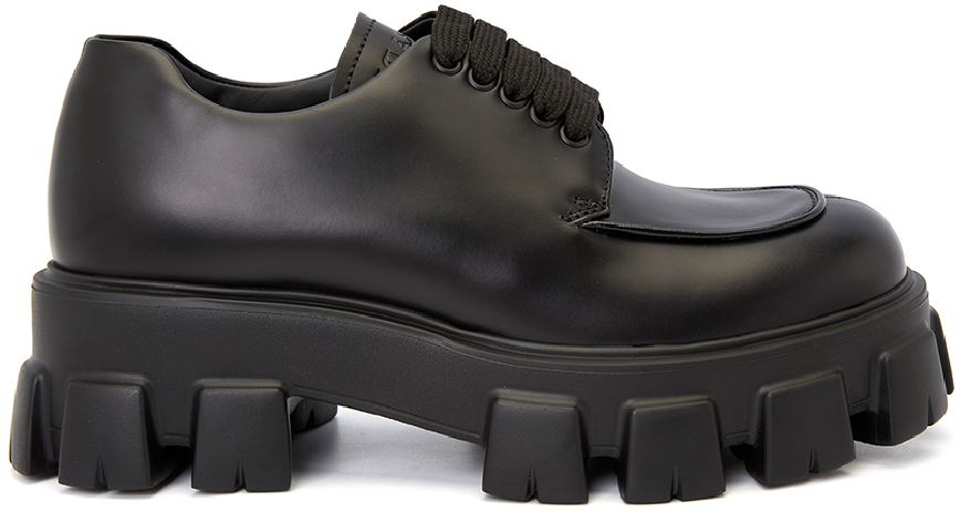 Giày Prada Monolith Lace Up 'Black' 2EE356-B4L-F0002