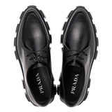 Giày Prada Monolith Brushed Lace-up 'Black' 2EE361-B4L-F0002