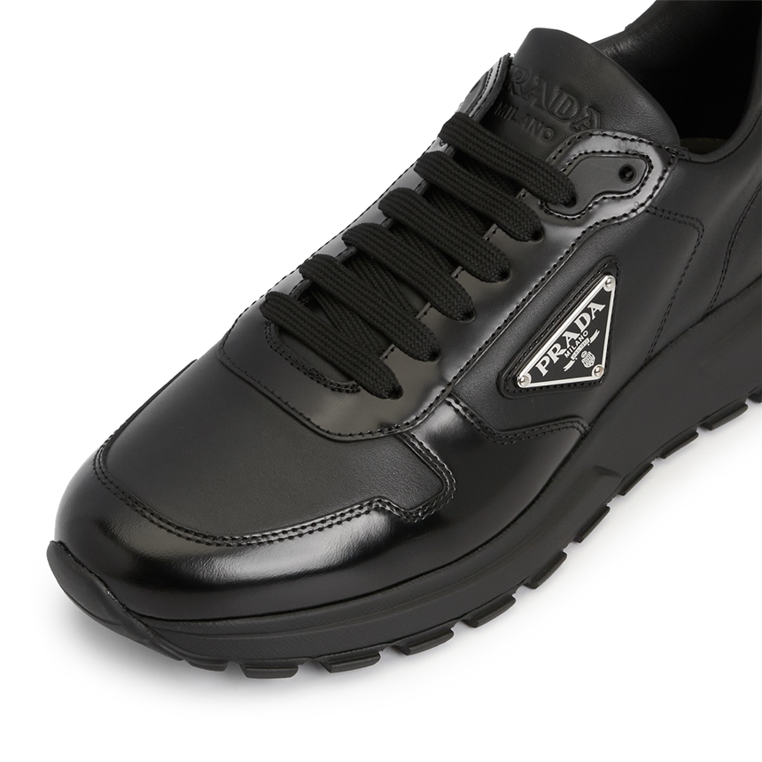 Giày Prada Spazzolato Logo 'Black' 2EE369-3LKI-F0002