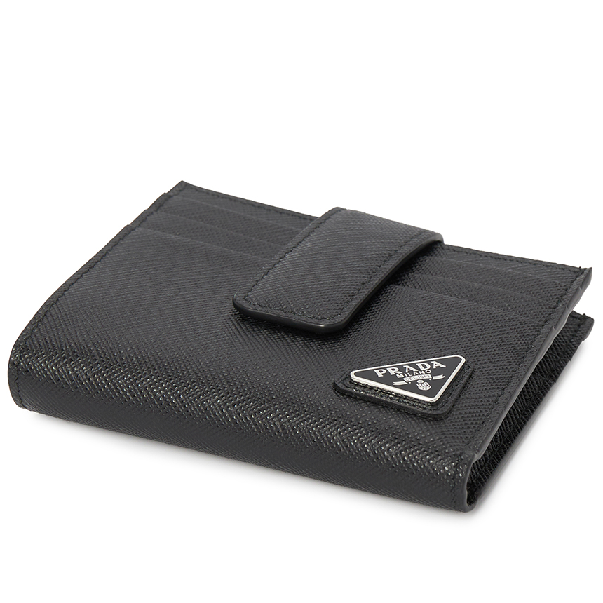 Ví Prada Saffiano Triangle 'Black' 2MC066-QHH-F0002