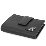 Ví Prada Saffiano Triangle 'Black' 2MC066-QHH-F0002