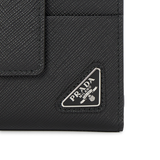 Ví Prada Saffiano Triangle 'Black' 2MC066-QHH-F0002