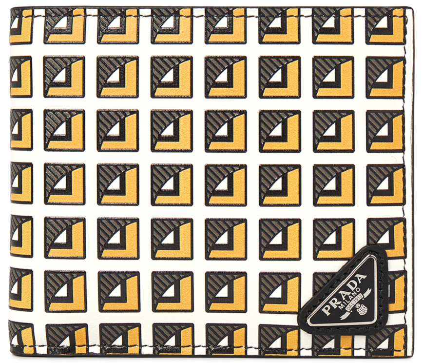 Ví Prada Vitello 'Yellow' 2MO513-2FOV-F0388