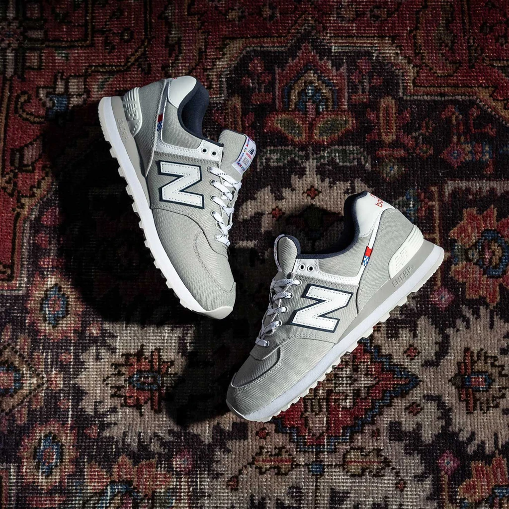 Giày New Balance 574 Linen Fog White ML574SOO – AUTHENTIC SHOES