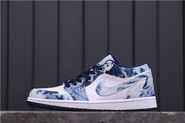 air jordan 1 low denim washed