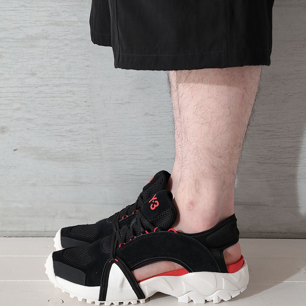 Giày Adidas Y-3 Notoma Sandal 'Black Red' FZ4510