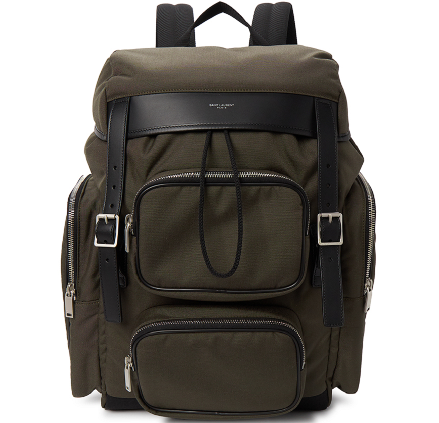 Balo Saint Laurent City 'Khaki' 437110-FABO1-2986