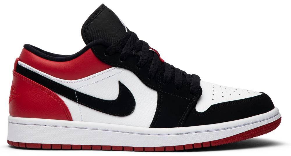 Giày Nike Air Jordan 1 Low 'Black Toe' 553558-116 – AUTHENTIC SHOES