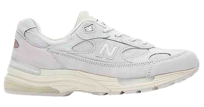 Giày New Balance 992 White Silver 