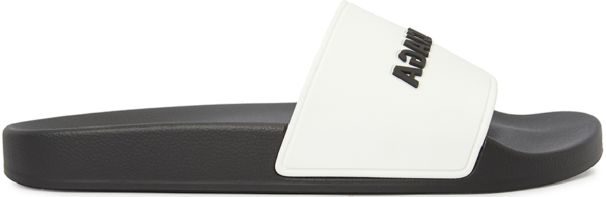 Dép Balenciaga Logo Full Slide 'White' 565826-W1S87-9010
