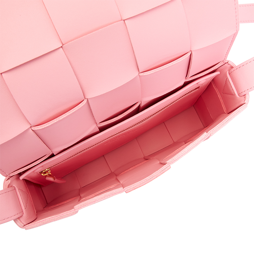 Túi Bottega Veneta Ribbon Intrecchio 'Pink' 578004-VMAY1-5832