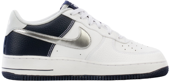 Giày Nike Air Force 1 Low GS 'White Navy' DQ6048-100