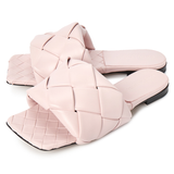Dép Bottega Veneta Intrecciato Lido 'Pink' 608853-VBSS0-5071