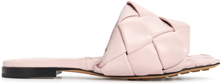 Dép Bottega Veneta Intrecciato Lido 'Pink' 608853-VBSS0-5071