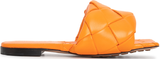 Dép Bottega Veneta Intrecciato Lido 'Orange' 608853-VBSS0-7593