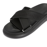 Dép Alexander Mcqueen Hybrid Slide 'Black' 627182-W4N21-1081