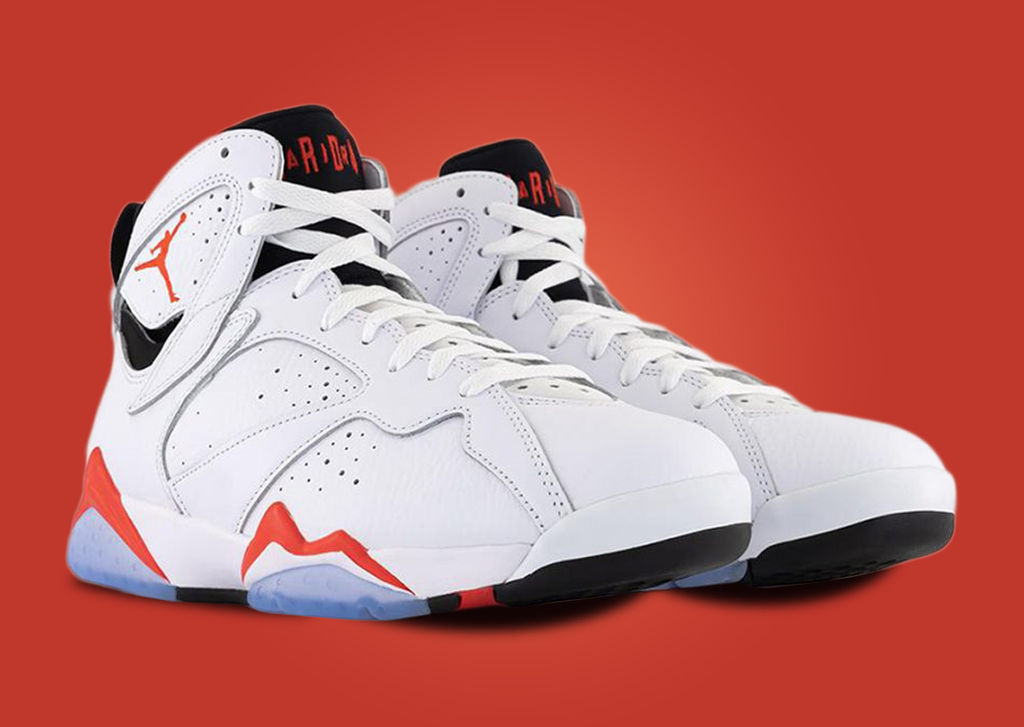 Giày Nike Air Jordan 7 Retro 'White Infrared' DQ6040-160