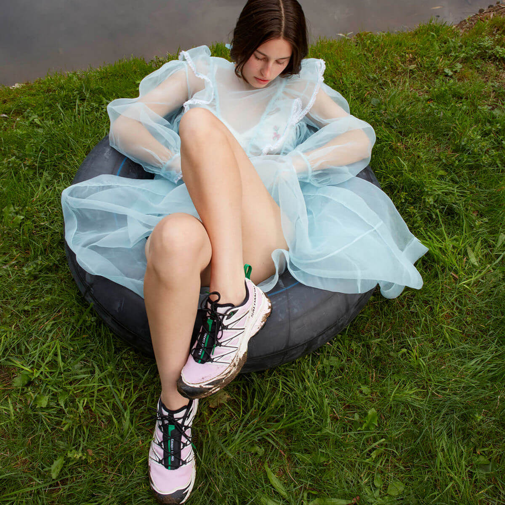 Giày Salomon XT-6 Expanse x Sandy Liang 'Cradle Pink' L47242200