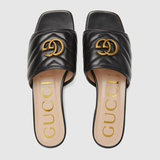 Giày Gucci Women's Slide with Double G ‎646169-BKO60-1000