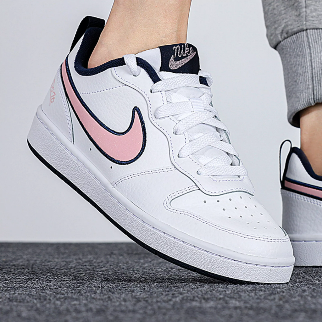 Giay Nike Court Borough Low 2 White Pink Glaze Midnight Navy Db3090 10 Authentic Shoes Giay Nike Court Borough Low 2 White Pink Glaze Midnight Navy Db3090 10 Authentic Shoes