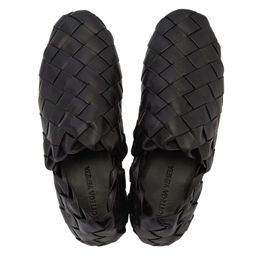 Giày Bottega Veneta Intrecciato 'Black' 651029-V09F0-1000