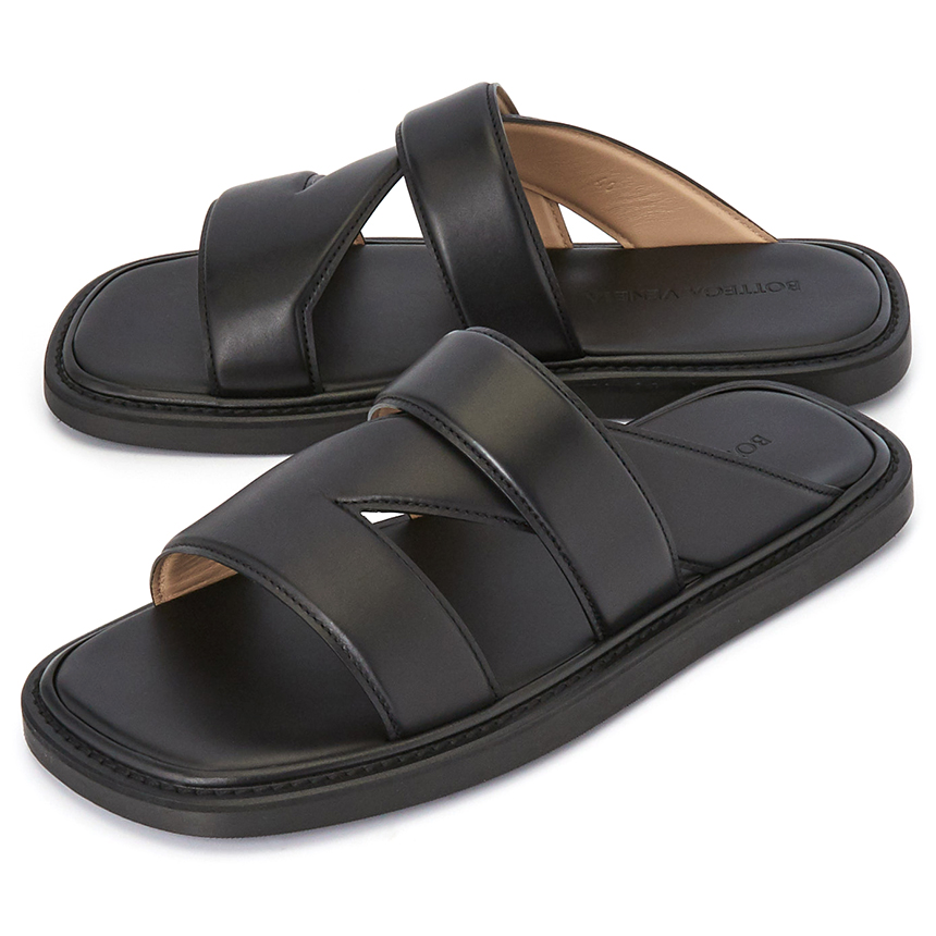 Dép Bottega Veneta Nero Band 'Black' 651420-VBSL0-1000