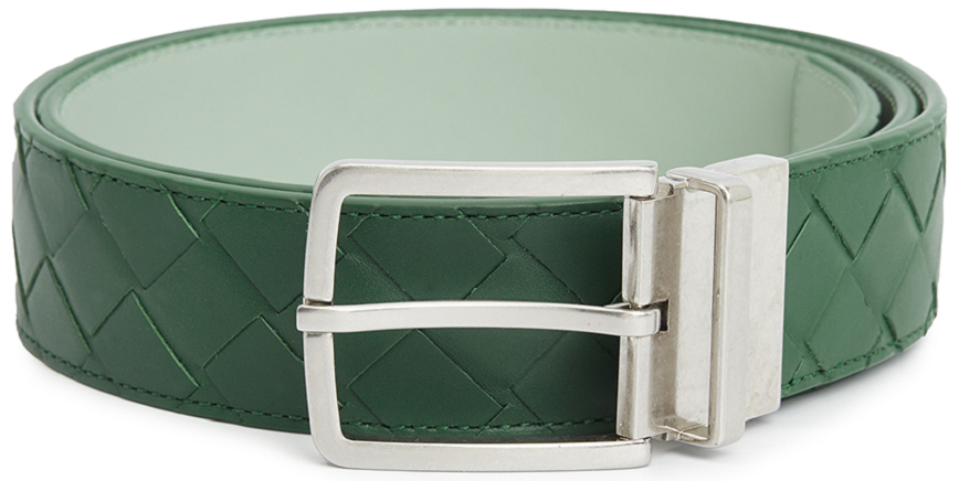 Thắt Lưng Bottega Veneta Intrecciato 'Green' 652944-VCPQ1-3070