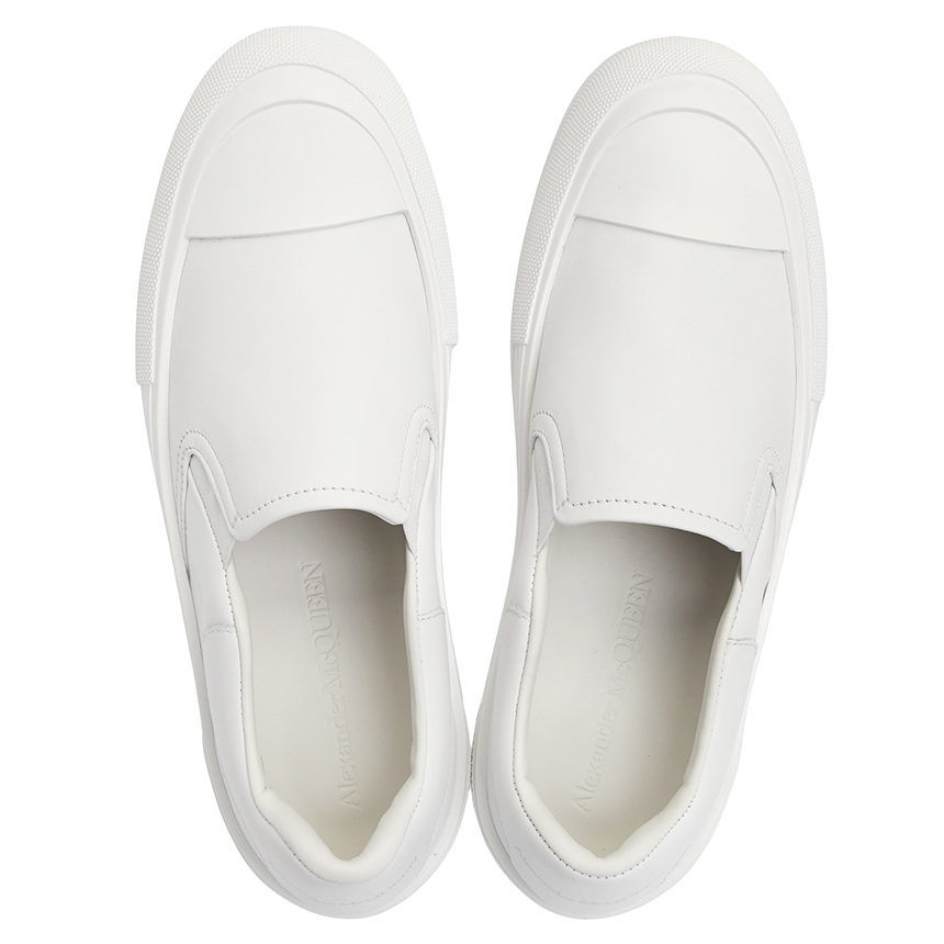 Giày Alexander Mcqueen Deck Skate Plimsol 'White' 654595-WHZT8-9065