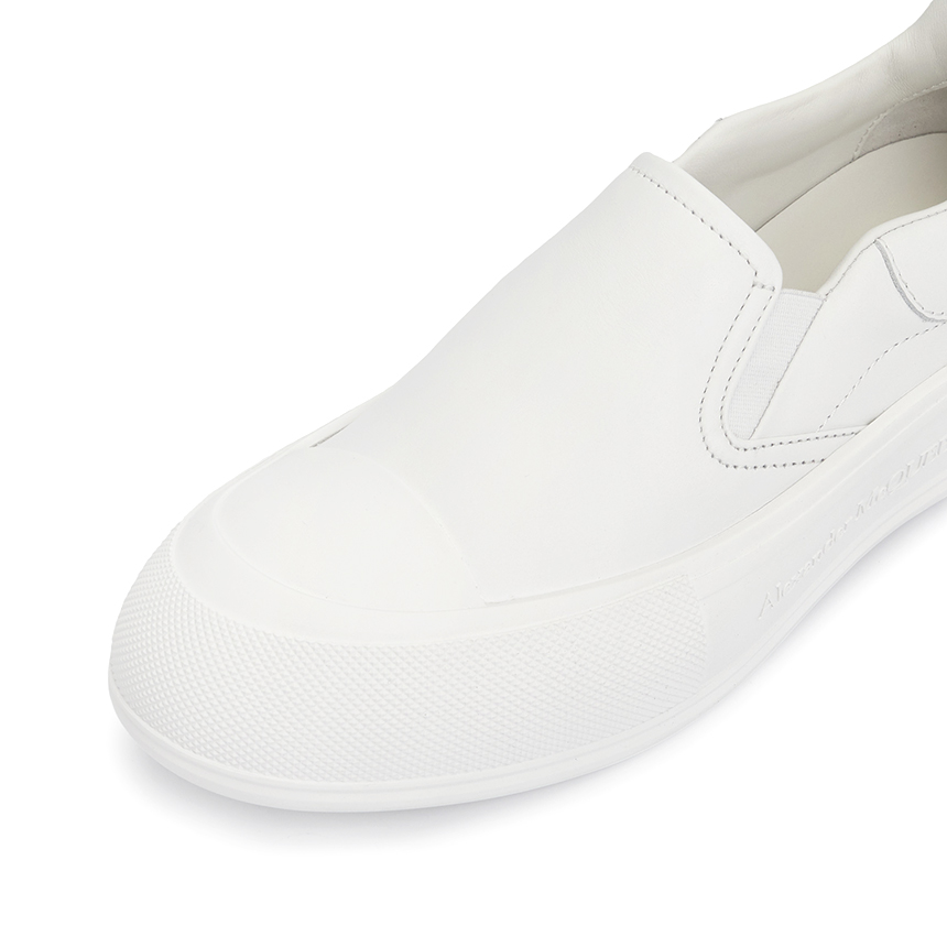 Giày Alexander Mcqueen Deck Skate Plimsol 'White' 654595-WHZT8-9065