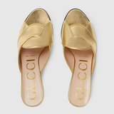 Giày Gucci Women's Slide Sandal with Double G ‎656382-B8B00-8009