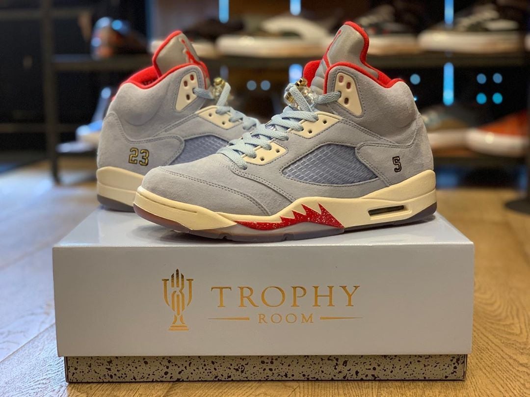 jordan 5 retro trophy room ice blue