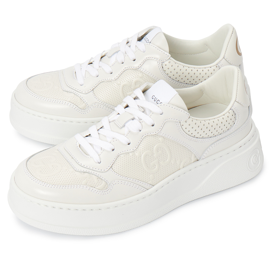 Giày Gucci GG Emboss 'White' 670408-1XL10-9014