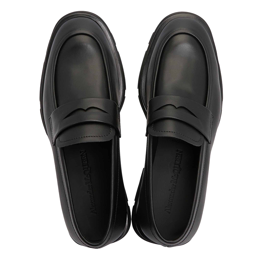 Giày Alexander Mcqueen Loafers 'Black' 682814-WHFL0-1000