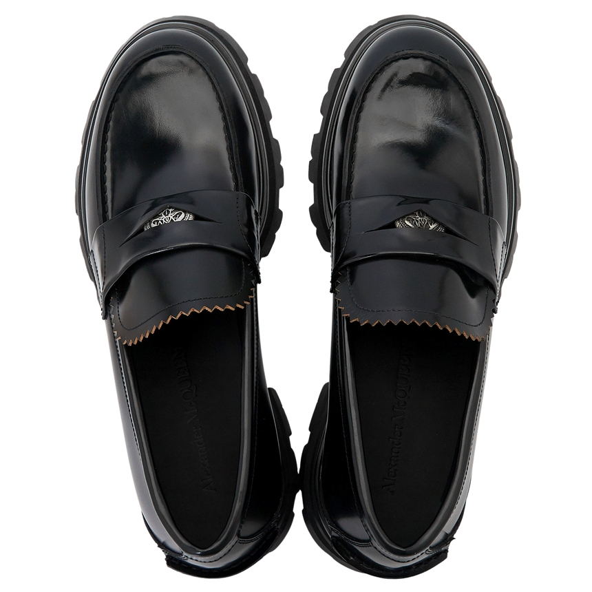 Giày Alexander Mcqueen Loafers 'Black' 683571-WHZ85-1081
