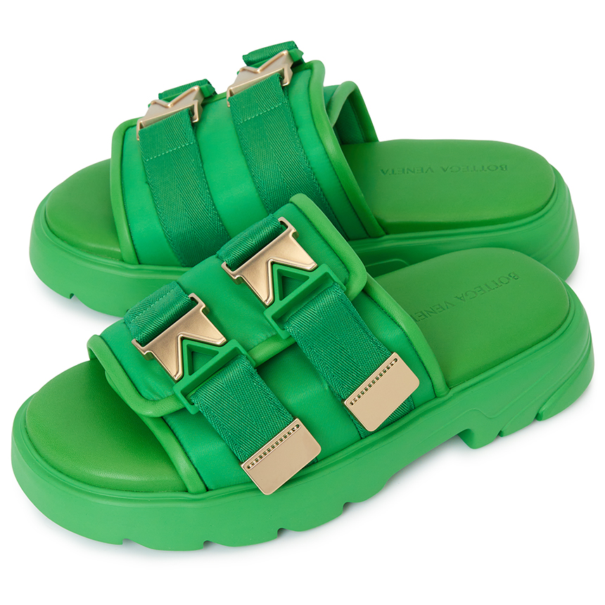 Dép Bottega Veneta Grass Flash 'Green' 690097-V0DS2-3730