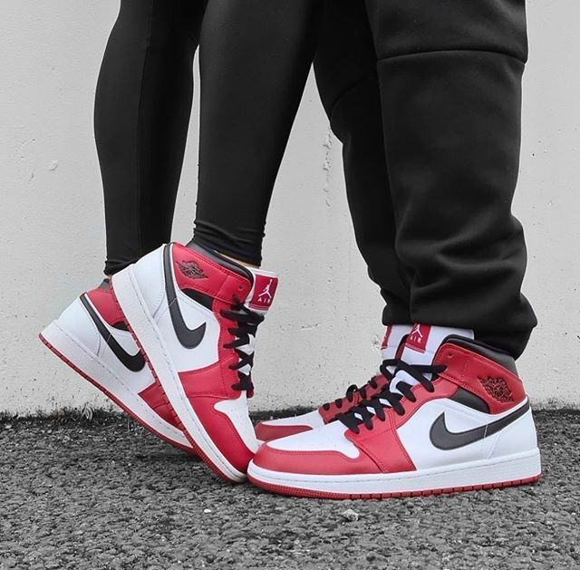 air jordan 1 mid chicago dames
