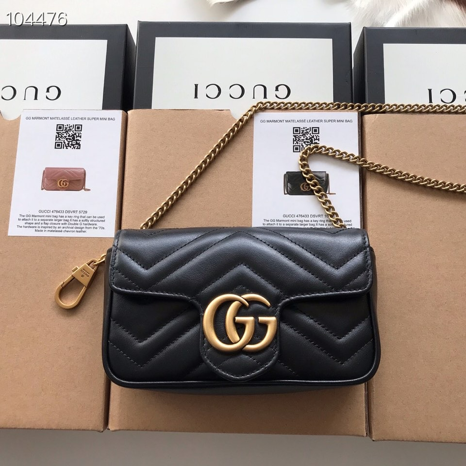 GUCCI HANDBAGS GG MARMONT 476433 DSVRT 1000 CROSSBODY BAG – Love For Lux