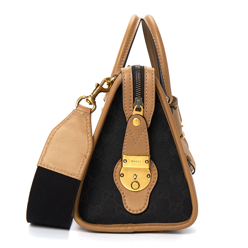 Túi Gucci GG Bauletto 'Black' 715772-FAARB-1041