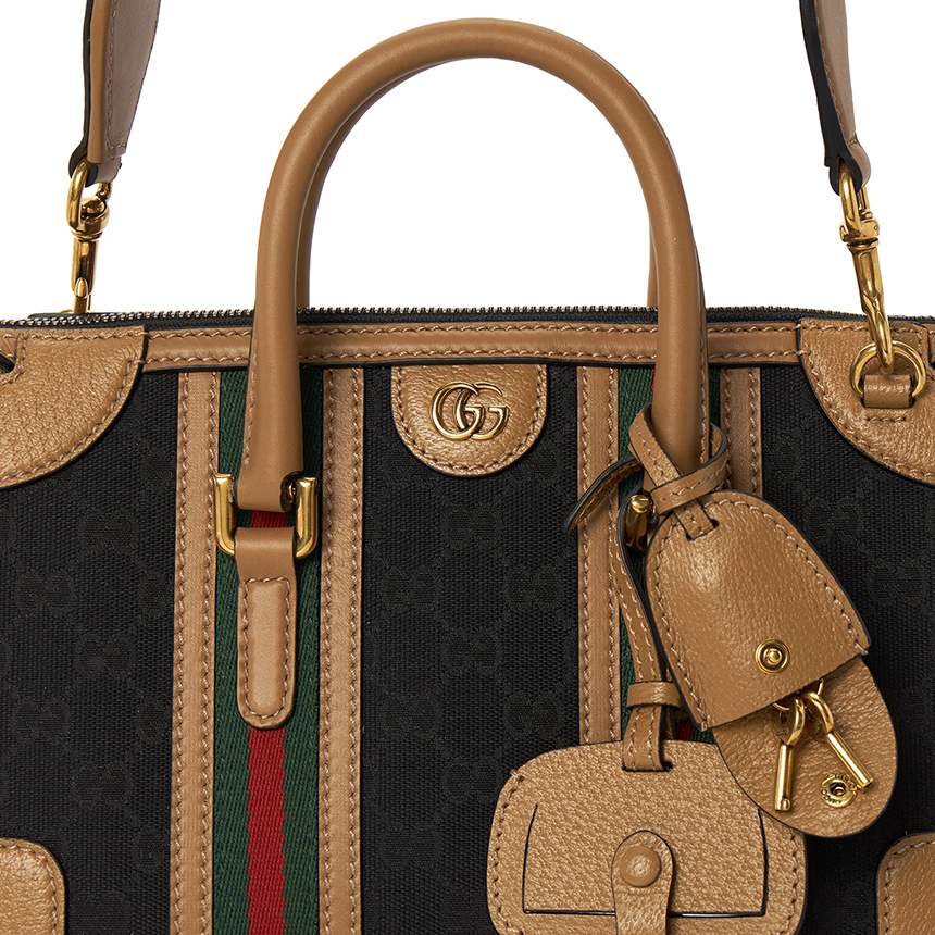 Túi Gucci GG Bauletto 'Black' 715772-FAARB-1041